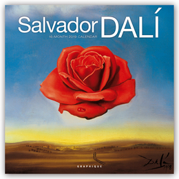 Salvador Dalí 2019 - 16-Monatskalender - Cover
