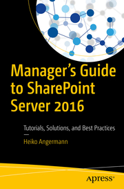 Managers Guide to SharePoint Server 2016 - Cover