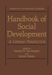 Handbook of Social Development - Cover