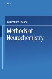 Methods of Neurochemistry - Cover