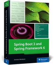 Spring Boot 3 and Spring Framework 6 - Cover