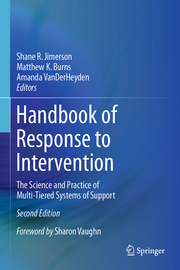 Handbook of Response to Intervention - Cover