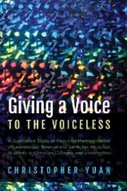 Giving a Voice to the Voiceless - Cover