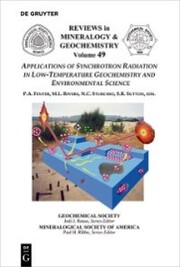 Applications of Synchrotron Radiation in Low-Temperature Geochemistry and Environmental Science