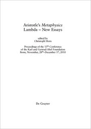 Aristotles 'Metaphysics' Lambda - New Essays