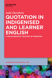 Quotation in Indigenised and Learner English - Cover