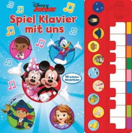 Spiel Klavier mit uns - Disney Junior Liederbuch mit Klaviertastatur