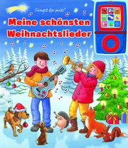 Meine schönsten Weihnachtslieder - Pappbilderbuch und abnehmbarer Musikspieler - Liederbuch mit 15 beliebten Kinderliedern