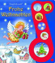 Frohe Weihnachten - Liederbuch mit Sound -Pappbilderbuch mit 6 Weihnachtsliedern - Cover