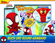 Marvel Spidey und seine Super-Freunde - Los, Netze, los! - Pappbilderbuch und Sound-Armband mit 5 Geräuschen inklusive Titelmelodie