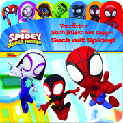 Marvel Spidey und seine Super-Freunde - Verrückte Such-Bilder mit Klappen - Such mit Spidey! - Pappbilderbuch mit 20 Klappen - Wimmelbuch für Kinder ab 18 Monaten
