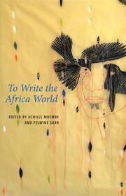 To Write the Africa World - Cover