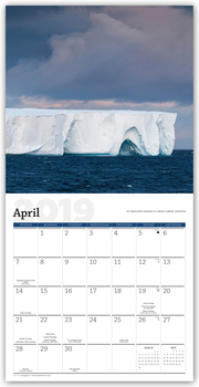 Icebergs - Eisberge 2019 - 16-Monatskalender - Abbildung 1