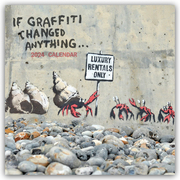 Banksy - If Graffiti changed Anything 2024 - 12-Monatskalender