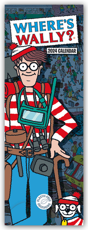 Where's Wally - Wo ist Wally 2024 - Slimline-Kalender - Cover