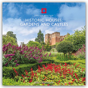 Historic Houses, Gardens and Castles - Historische Landsitze, Gärten, Schlösser und Burgen 2025 - 12-Monatskalender