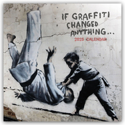 Banksy - If Graffiti changed Anything 2025 - 12-Monatskalender - Cover