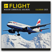 Flight - Modern Commercial Airliners - Passagierflugzeuge 2025 - Wand-Kalender - Cover
