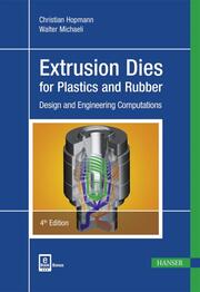 Extrusion Dies for Plastics and Rubber - Cover