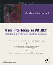 .NET User Interface with VB.NET: Windows Forms and Custom Controls