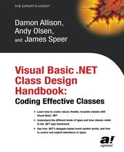 Visual Basic.NET Class Design Handbook