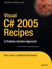 Visual CSharp 2005 Recipes