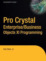 Pro Crystal Enterprise/Business Objects XI Programming