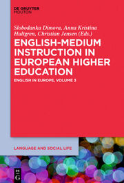 English-Medium Instruction in European Higher Education - Cover