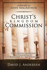 Christ's Kingdom Commission - Cover