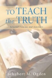 To Teach the Truth - Cover