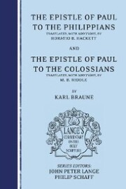 The Epistle of Paul to the Philippians and Colossians