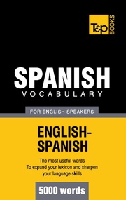 Spanish vocabulary for English speakers - 5000 words