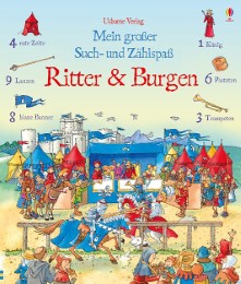 Mein großer Such- und Zählspaß: Ritter und Burgen - Cover