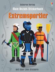 Mein Anzieh-Stickerbuch: Extremsportler - Cover