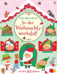 Mein Stickerbuch: Besuch in der Weihnachtswerkstatt - Cover