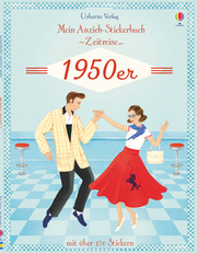 Mein Anzieh-Stickerbuch Zeitreise: 1950er - Cover