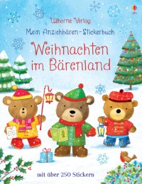 Mein Anziehbären-Stickerbuch: Weihnachten im Bärenland