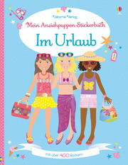 Mein Anziehpuppen-Stickerbuch: Im Urlaub - Cover