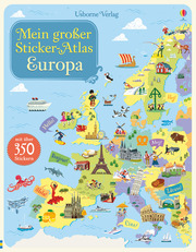 Mein großer Sticker-Atlas: Europa - Cover