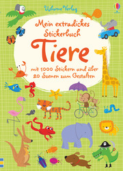 Mein extradickes Stickerbuch: Tiere - Cover