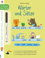 Mein Wisch-und-weg-Lernspaß: Wörter und Sätze (2. Klasse) - Cover