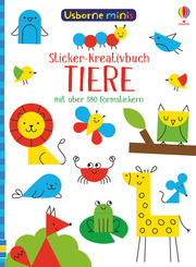 Usborne Minis - Sticker-Kreativbuch: Tiere - Cover