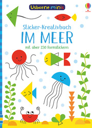 Usborne Minis - Sticker-Kreativbuch: Im Meer - Cover