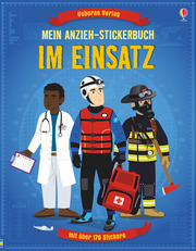Mein Anzieh-Stickerbuch: Im Einsatz - Cover