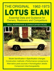 The Original Lotus Elan 1962 -73
