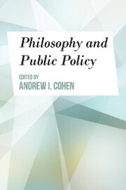 Philosophy and Public Policy - Cover