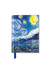 Premium Notizbuch DIN A6: Vincent van Gogh, Sternennacht