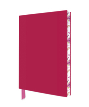 Exquisit Notizbuch DIN A5: Farbe Lippenstift Pink mit strukturierter Einbandstruktur
