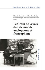 Le Grain de la voix dans le monde anglophone et francophone - Cover