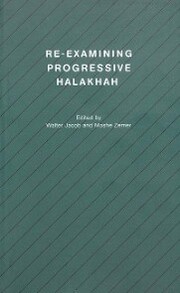 Re-examining Progressive Halakhah - Cover